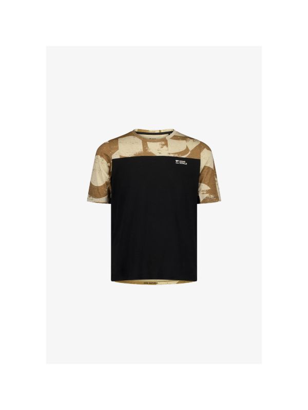 Velotrikot Diversion Merino Bike Jersey Short Sleeve schwarz