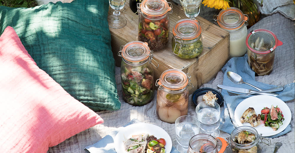 Stilvolles Sommer Picknick