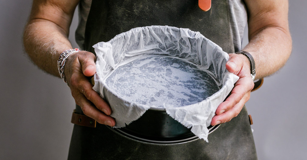Backpapier verwenden