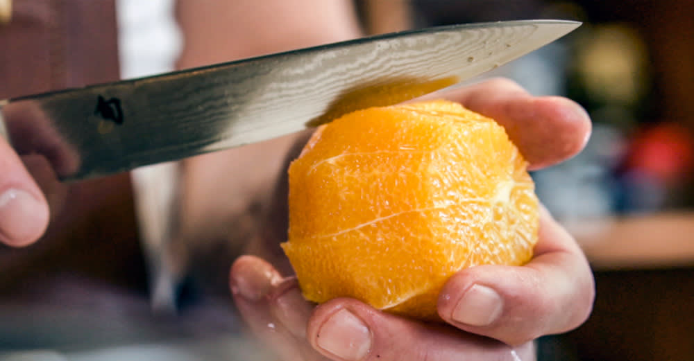 Orangen filetieren