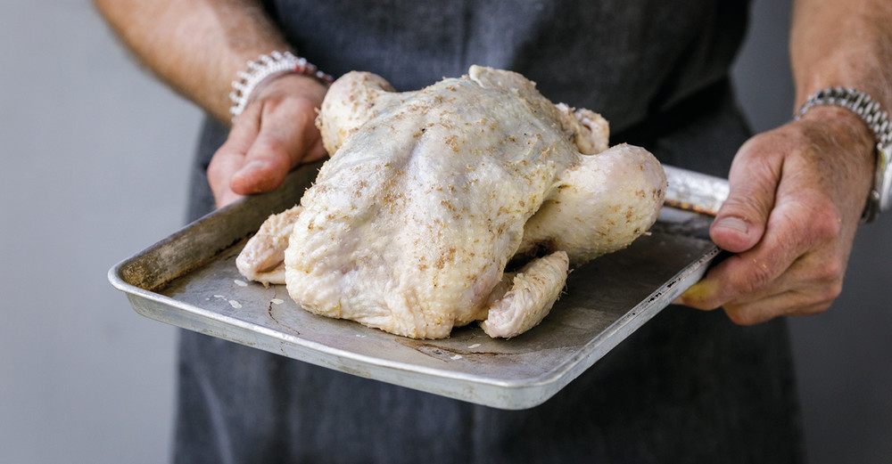 Trüffelhuhn präparieren 