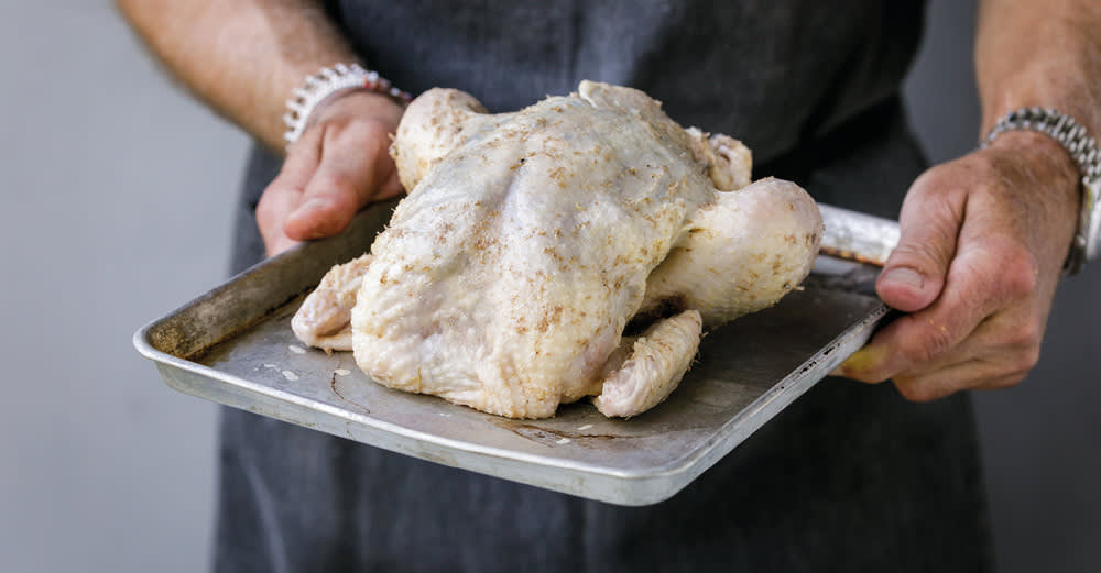 Trüffelhuhn präparieren